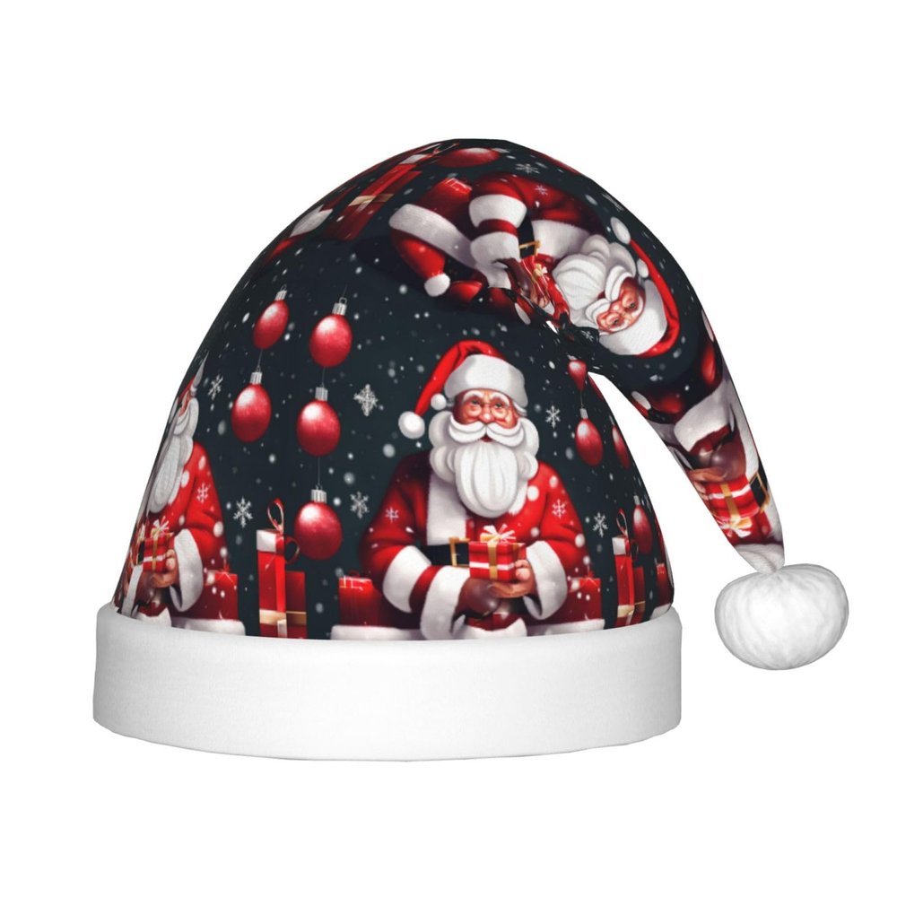 Bnvmwe Christmas Santa Clauss Children And Youth Christmas Hats, Holiday Hats, New Year'S Parties