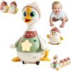 FAFVI Little Duck Family, Little Duck Family Tummy Time, Tummy Time DuckFamily, for Crawling and Learning (Mother Goose + 1Goslings) view 1