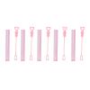 Srliya Bubble Wands for Kids, Heart Shaped Pink Transparent Bubble Sticks, 50pcs Mini Party Favors for Game Rewards, with Weddings view 3