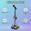 2026 New All-in-One Microphone Toy, Kids Microphone with Adjustable Stand, Speaker & LED Lights, Funny Karaoke Microphones Toy for Boys & Girls, Christmas Birthday Gifts for Little Singers (Black) view 3