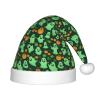 Bnvmwe Green Ghost Horror Halloween Pumpkin 2 Children And Youth Christmas Hats, Holiday Hats, New Year'S Parties view 1