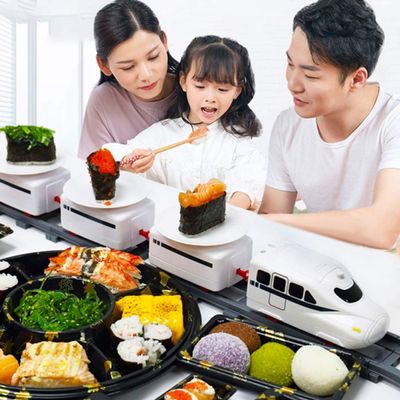 ciciglow Kids Electric Rotating Sushi Toy Rail, Safe Durable Plastic Material, Ideal Playroom Addition for Teachers (#1)