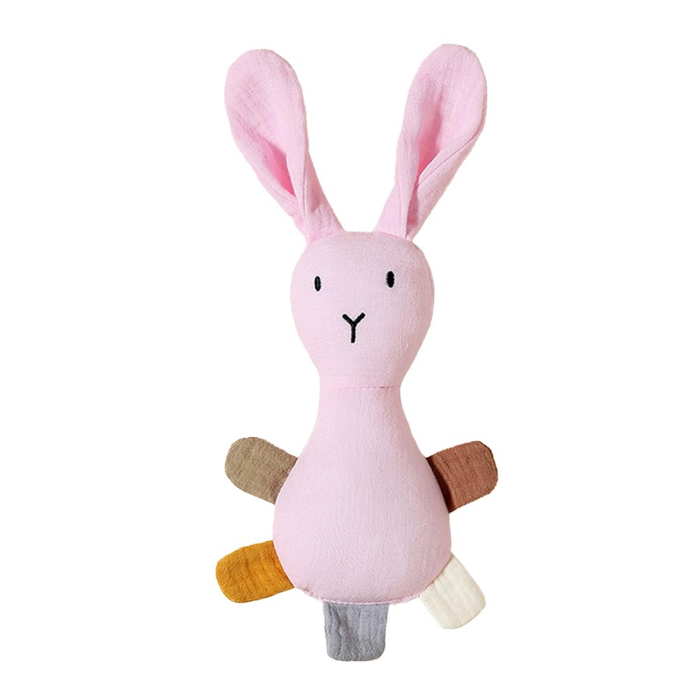 Kids Lovey,Bunny Shape Snuggle Toy - Kids Soothing Doll | for Boys Girls Daycare Centers Nap Time Bedtime Car Home Travel Teething Period Birthday Holiday Bedroom