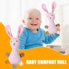 Kids Lovey,Bunny Shape Snuggle Toy - Kids Soothing Doll | for Boys Girls Daycare Centers Nap Time Bedtime Car Home Travel Teething Period Birthday Holiday Bedroom view 2