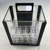 HouseVibe Acrylic Chip Storage Case with 40mm Trays - Portable Carry Case Holds 1000 Chips for Poker Game Night Club Party view 3