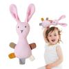 Kids Security Blanket | Bunny Shape Soother Doll - Kids Soothing Doll - for Boys Girls Daycare Centers Nap Time Bedtime Car Home Travel Teething Period Birthday Holiday Bedroom view 1