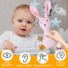 Kids Security Blanket | Bunny Shape Soother Doll - Kids Soothing Doll - for Boys Girls Daycare Centers Nap Time Bedtime Car Home Travel Teething Period Birthday Holiday Bedroom view 3