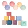 ciciglow Safe and Soft Building Blocks Baby Toys, Food Grade Silicone Stacking Blocks, Teething Relief, Grip Enhancing, Shower Floating, 15pcs view 3