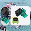 Colaxi 1/10 RC Car ESC Cooling Fan and Motor Fan Set RC Car Parts Easy to Install Accessory Professional Heat Sink for Slash Rustler, Green view 2