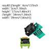 Colaxi 1/10 RC Car ESC Cooling Fan and Motor Fan Set RC Car Parts Easy to Install Accessory Professional Heat Sink for Slash Rustler, Green view 3