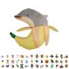 AI-Crafted Italian Brainrot Animals Plush, 43-Styles Brain Rot Stuffed Toys for Birthday, Unique Decorations, Funny Gift, Memetic Collectors-14 Years and up (Bananitta Dolfinitta) view 1