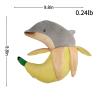 AI-Crafted Italian Brainrot Animals Plush, 43-Styles Brain Rot Stuffed Toys for Birthday, Unique Decorations, Funny Gift, Memetic Collectors-14 Years and up (Bananitta Dolfinitta) view 2