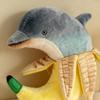 AI-Crafted Italian Brainrot Animals Plush, 43-Styles Brain Rot Stuffed Toys for Birthday, Unique Decorations, Funny Gift, Memetic Collectors-14 Years and up (Bananitta Dolfinitta) view 3