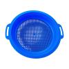 HouseVibe Kids Sand Sifter Sieve Beach Strainer Toy with Portable Handle Sand Sifting Pan for Park Backyard Gardening- Blue view 1