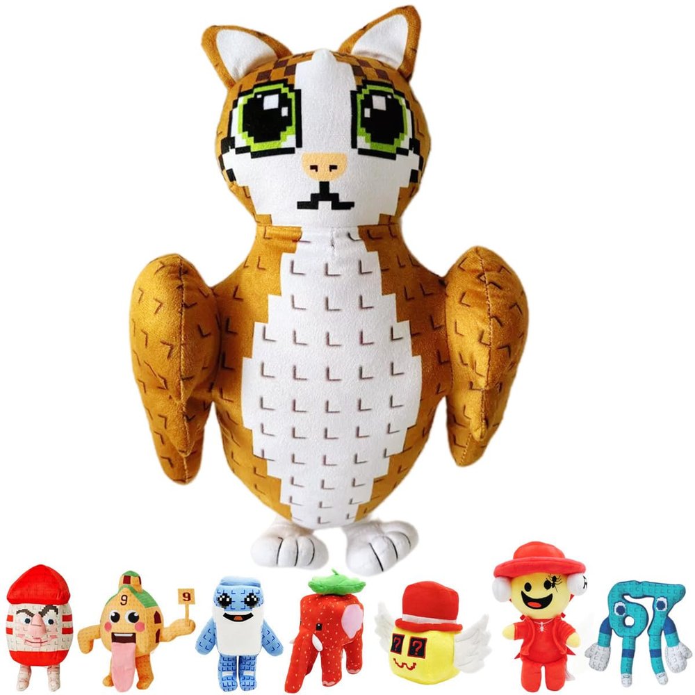 11.8in Steal a Brainrot Plush Figure Toys Stuffed Animals Los tralaleritos Plushies Collectible Doll Gift for Game Fans Kids Boys Girls Adults (10in Spaghetti Tualetti)