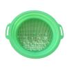 HouseVibe Kids Sand Sifter Sieve Beach Strainer Toy with Portable Handle Sand Sifting Pan for Park Backyard Gardening- Green view 1