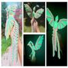 NevaFlew Articulated Phoenix  Fully Posea Collectible Desk Decor Flexible Wings & Tail | Premium PLA Fantasy Sculpture (Silk White-Single, Medium Single Color) view 4