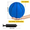 3 otters 12-Piece Ball Set with Pump, 6 Mini 7.5 Inch Basketballs and 6 Large 8.5 Inch Playground Balls for Kids Indoor Outdoor Sports view 4