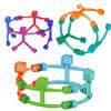 10-Pack Colorful Magnetic Men Toys, Interlocking Rubber Magnet Figures for Kids, Refrigerator Magnets Set view 1