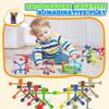 10-Pack Colorful Magnetic Men Toys, Interlocking Rubber Magnet Figures for Kids, Refrigerator Magnets Set view 4
