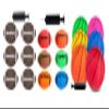 3 otters 12-Piece Sports Ball Set with Pump, 6 Mini Basketballs and 6 Footballs for Kids Indoor Outdoor Pool Play view 1
