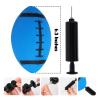 3 otters 12-Piece Sports Ball Set with Pump, 6 Mini Basketballs and 6 Footballs for Kids Indoor Outdoor Pool Play view 4