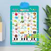Alphabet Charts for Wall - Songs Piano Number Toys | Number Animal Vocabulary Interactive Preschool Posters - for Ages 1-6 Boys Girls Kindergarten School Nursery Home Classroom view 3