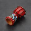 African Drum Unique Pattern Small Hand Professional Percussions Instrument Rhythm Playing Toy For Kindergarten Musical Beginner Percussions Instrument Educational Musical view 3
