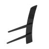 2 Piece Gloss Black Front Bumper Side Spoiler Canards, Universal ABS Body Spoiler Lip for Cars  Easy Peel & Stick Installation view 4