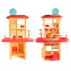 BAFOVY Kids Kitchen Playset with Sound Light Spray Sink Stove, Interactive Role Play Toys for Toddlers 3-8 Years, Plastic Construction with Steam Effect and Storage view 3