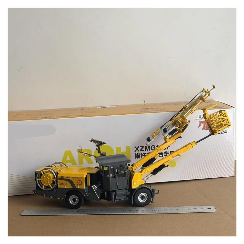 1/50 for XZMG113F Rock Bolting Jumbo Scale Engineering Machinery Model Collection Ornaments
