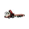1:50 for Wall FMX 8x4 Flatbed Truck with Crane Alloy Collectible Model 01-2288 Die-cast Souvenir view 1