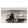 1:50 for Wall FMX 8x4 Flatbed Truck with Crane Alloy Collectible Model 01-2288 Die-cast Souvenir view 4