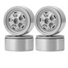 4PCS 1.9inch Beadlock Wheel Rims for Axial SCX10 90046 CC01 D90 TRX4 F350 TRX6 for 1/10 RC Crawler Car Wheels Hubs view 2