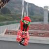 Stylebest Funny Clown Pull String Puppet, Wooden Marionette Handcraft Toys with Moving Arms and Legs, for Kids Gifts Christmas Ornament Baby Toy (Red) view 3
