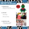 DolliBu Green Alien Stuffed Animal Cowboy Plush with Name Personalization - Western-Themed Bear Plush with Cute Cowboy Costume Denim Shirt Vest, Bandana, Leather Pants, and Hat - 6 Inch view 3