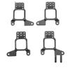 4pcs Aluminum Front & Rear Shock Towers Mount for 1/10 Rc Crawler TRX-4 Bronco K5 G500 Defender Trx4 8216 Upgrade Parts(Black) view 2