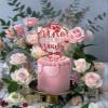 Vino Before Vows Cake Topper, Wine Theme Bridal Shower Cake Decoration, Pink Bow Bachelorette Decorations, Winery Engagement/Bachelorette Party Decor Red & Pink Glitter view 4