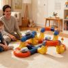 Electric Train Set for Kids, Flexible 3D Racing Track STEM Learning Game with Electric Train for Building Creativity, Entertainment, Girls, Children, Home, Indoor, and Kindergarten view 4