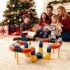 Electric Train Set for Kids, Flexible 3D Racing Track STEM Learning Game with Electric Train for Building Creativity, Entertainment, Girls, Children, Home, Indoor, and Kindergarten view 4