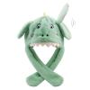 ZONESTA Dinosaur Jumping Ear Hat,Cute Fluffy Hat, Suitable for New Year/Cosplay&/Themed Party,Gift for Girls Boys view 3