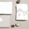 100% Cotton Knit Baby Blanket, Baby Knits, 100cm60cm, Elegant and Nuetral Very Soft Cotton Blanket, 0-12 Months Baby, Oat. view 3