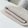 100% Cotton Knit Baby Blanket, Baby Knits, 100cm60cm, Elegant and Nuetral Very Soft Cotton Blanket, 0-12 Months Baby, Oat. view 4