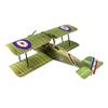 AEORCACC 3D PP Foam Puzzle 800mm Wingspan Triplane Model Kit, Military Aircraft Construction Set, Green and Red with RAF Roundels, DIY Assembly RC Airplane (E33 Airframe+Motor+ESC+Servo) view 1