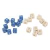 BAFOVY Acrylic Square Dice Set 20 PCS 6 Sided Number Dice Lightweight Game for Math Board Games and Classroom Activities view 2