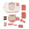 BAFOVY Kids Pretend Cash Register Toy with Sound Light, ABS Plastic Calculator Set for 3-6 Year Olds, Supermarket Role Play with 10 Accessories for Fine Motor Skills Development view 2