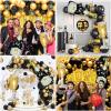 106 Pcs Gold Happy New Year Balloons, Huge Black Gold Champagne Bottle Goblet Aluminum Foil Balloons for New Years Eve Party Decorations Supplies Nye Decorations 2026 view 3