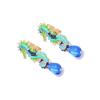 6.8 * 2.2cm Enamel Seahorse Pendant Marine Animal Earring,blue,6.8 * 2.2cm view 2