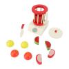 SUNGOOYUE Toy Kitchen Accessories, Beechwood Fruit Juicer Maker with Cup Cutter for Kids Kitchen Playset, Smoothie Blender Toy for Toddlers to Learn Cooking Skills view 2