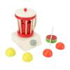 SUNGOOYUE Toy Kitchen Accessories, Beechwood Fruit Juicer Maker with Cup Cutter for Kids Kitchen Playset, Smoothie Blender Toy for Toddlers to Learn Cooking Skills view 4